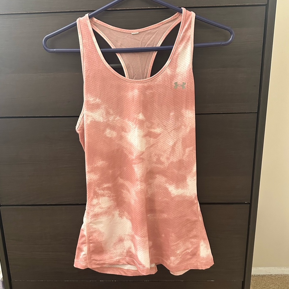 UNDER ARMOUR Women’s Tie-Dye Heatgear Racer Tank